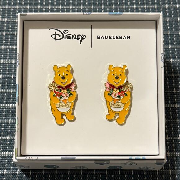 NEW | DISNEY x BAUBLEBAR | Winnie the Pooh Spring Honey Jar Earrings - Picture 1 of 1
